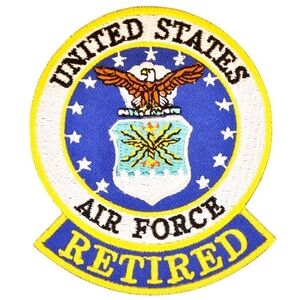 United States Air Force Retired Patch (BIN14-A)